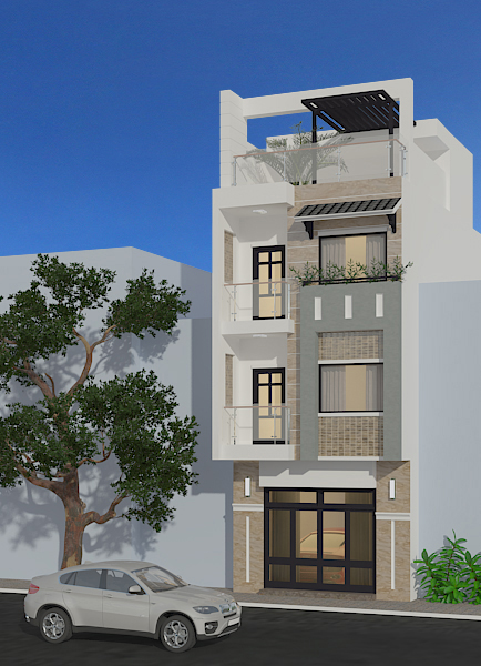 thiết kế xây dựng căn hộ chung cư biệt thự theo phong thủy tại TPHCM 14